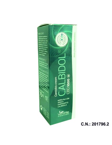 CREMA CALBIDOL CBD 1000 - 75ML.