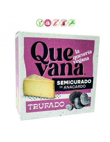 (F) QUESO VEGANO ANACARDOS TRUFA - 140GR.