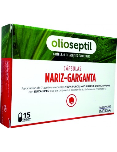 (D) OLIOSEPTIL NARIZ GARGANTA - 15 CAPSULAS