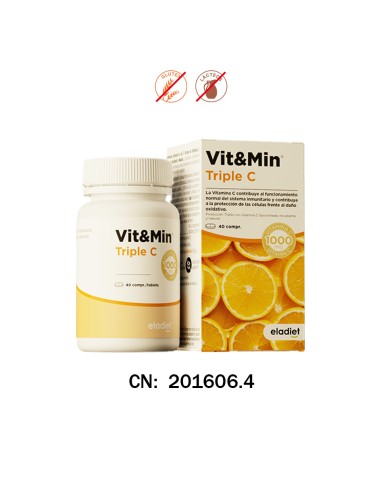 VIT&MIN VITAMINA TRIPLE C 1000 LIPOSAMADA - 40 CAP