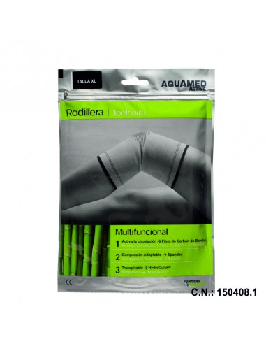 (D) AQUAMED SUJECION ELASTICA RODILLERA XL - 1 UNIDAD