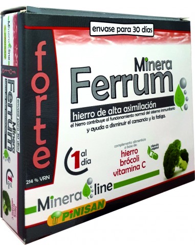 (D) MINERA FERRUM FORTE - 30 CAPSULAS