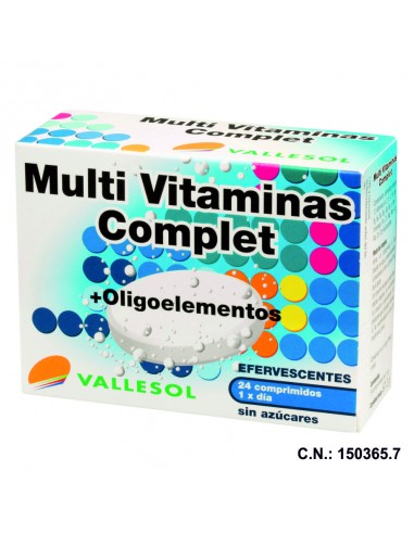 MULTIVITAMINAS OLIGOELEMENTOS  - 24 EFERVESCENTE