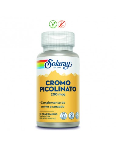 CHROMIUM PICOLINATE 200 - 50 COMPRIMIDOS