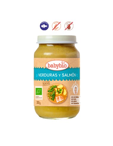 BABYBIO MENU TRADICION SALMON - 200g