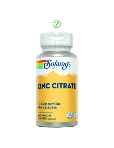 ZINC CITRATE SEMILLAS CALABAZA - 60 CAPSULAS