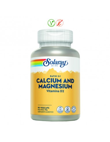 CALCIUM AND MAGNESIUM - 90 CAPSULAS