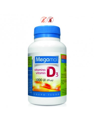 MEGAMOL VITAMINA D3 1000UI - 100 CAPSULAS