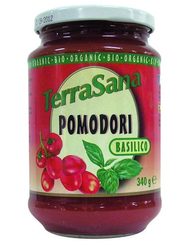 SALSA DE TOMATE CON ALBAHACA - 340GR.