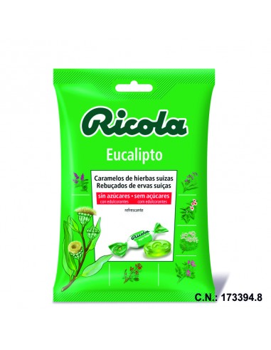 RICOLA BOLSA SIN AZUCAR EUCALIPTO - 70GR.