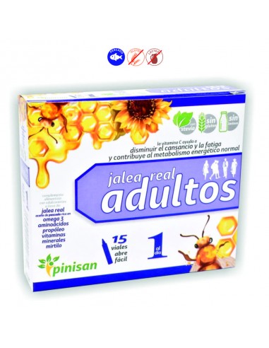 (E) JALEA REAL ADULTOS   (DIETA) - 15 VIALES