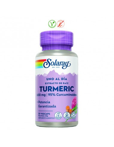 TURMERIC (CURCUMA) 600MG. - 30 CAPSULAS