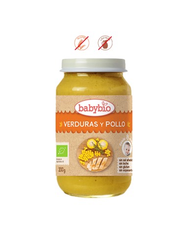 BABYBIO MENU TRADICION POLLO - 200g