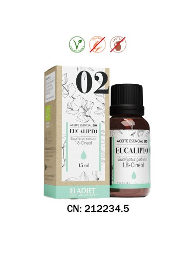 ACEITE ESENCIAL BIO (02) EUCALIPTO - 15ML.