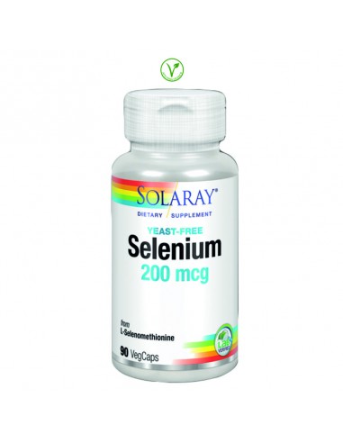 SELENIUM (SIN LEVADURAS) 200MCG - 90 CAPSULAS