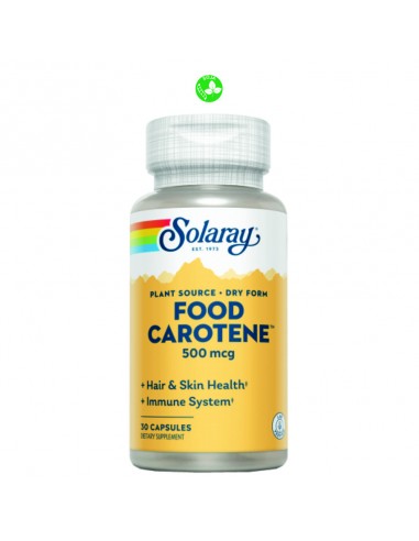 FOOD CAROTENE 500MCG. - 30 PERLAS