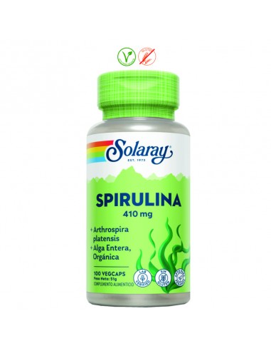 ESPIRULINA 410MG. - 100 CAPSULAS