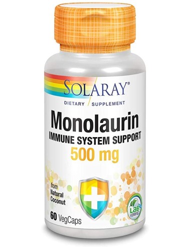 MONOLAURIN (ACIDO LAURICO) DE AC. DE COCO 500MG. -