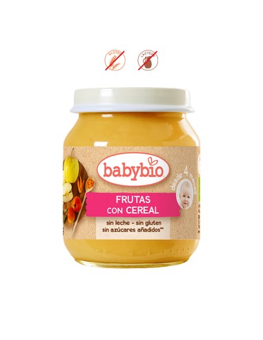 BABYBIO FRUTAS CON CEREALES - 130g