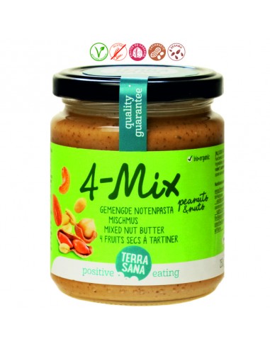 CREMA MIX 4 FRUTOS SECOS - 250GR.