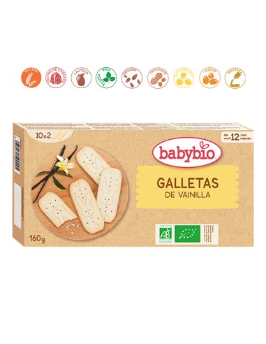 BABYBIO GALLETAS A LA VAINILLA - 160GR.