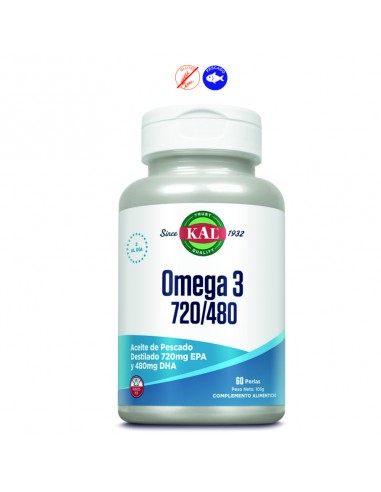 OMEGA 3 720/480 - 60 PERLAS