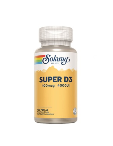 SUPER D3 100mcg (4000UI) - 100 PERLAS