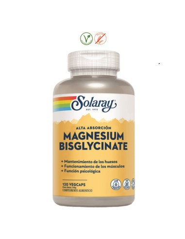 MAGNESIUM BISGLYCINATE (BISGLICINATO) - 120 CAPSULAS