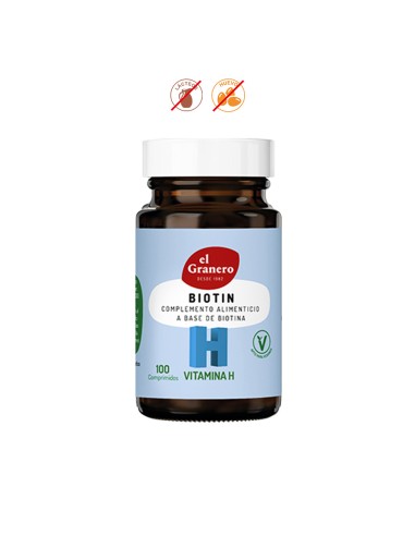 (E) BIOTIN H (VITAMINA H) - 100 COMPRIMIDOS