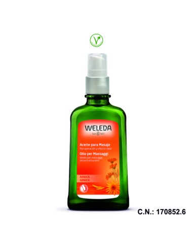 ACEITE PARA MASAJE CON ARNICA - 100ML.