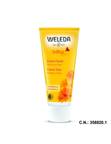 CREMA FACIAL PARA BEBE CALENDULA - 50ML.