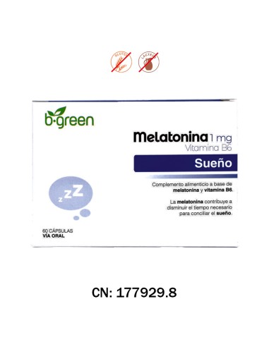 MELATONINA 1MG - 60 CAPSULAS