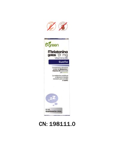 MELATONINA GOTAS 1,9MG. - 50ML.