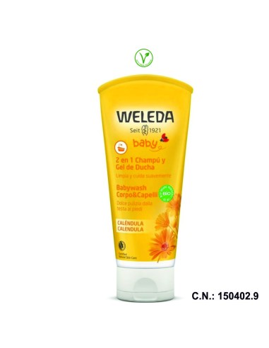 CHAMPU Y GEL DE DUCHA CALENDULA - 200ML.