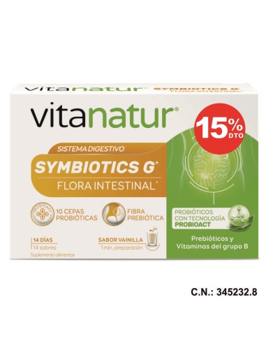 VITANATUR SYMBIOTICS G PRECIO ESPECIAL 15%DTO - 14 SOBRES