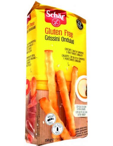 GRISSINI ONDULATI SIN GLUTEN - 150GR.