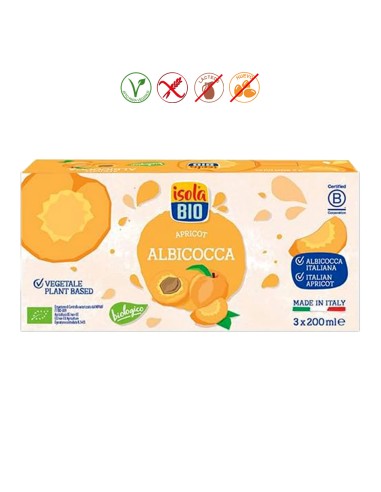 ZUMO DE ALBARICOQUE BIO PACK - 3x200ML.