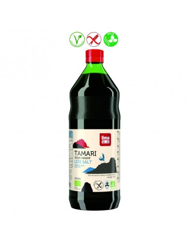 TAMARI 25% MENOS SAL S/GLUTEN  - 500ML.