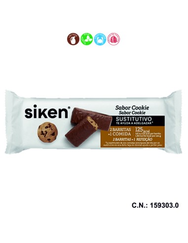 SIKEN PROTEIN SUSTIT BARRITA COOKIES - 24x44GR.