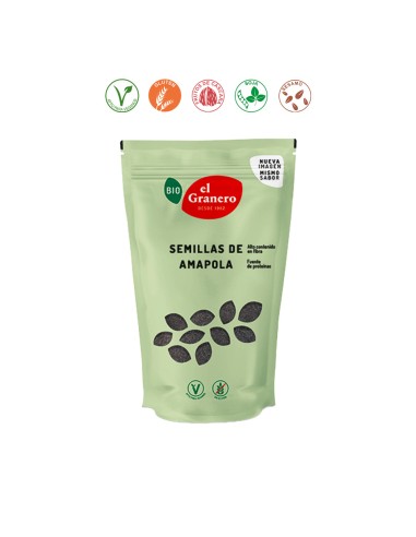 SEMILLAS DE AMAPOLA BIO - 200GR.