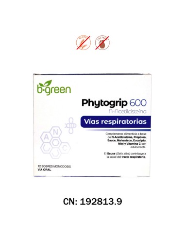 PHYTOGRIP 600 (NAC N-ACETILCISTEINA) - 12 SOBRES