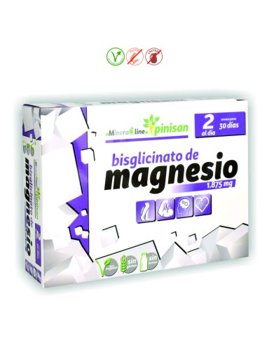 BISGLICINATO DE MAGNESIO MINERALINE - 60 CAPSULAS