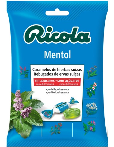 RICOLA BOLSA SIN AZUCAR MENTOL - 70GR.