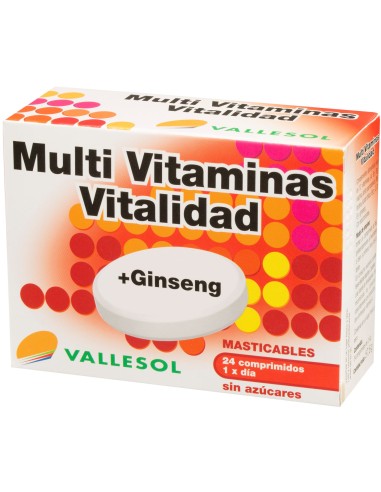 (D) MULTIVITAMINAS GINSENG - 24 COMPRIMIDOS