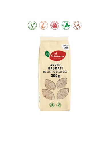 ARROZ BASMATI BLANCO BIO - 500GR.