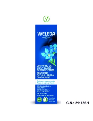 CONTORNO OJOS Y LABIOS REDENSIFICANTE GENCIANA AZUL Y EDELWEISS - 10ML.