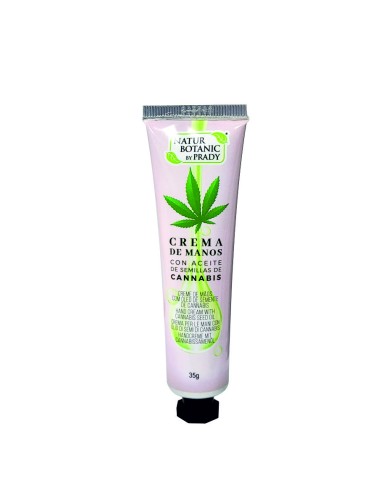 CREMA DE MANOS CON ACEITE DE CANNABIS - 35GR.