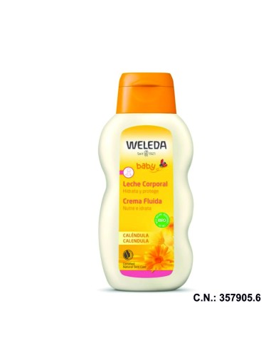 LECHE CORPORAL BEBE DE CALENDULA - 200ML.