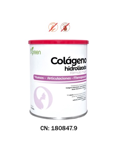 COLAGENO HIDROLIZADO FORMULA MUJER - 300GR.