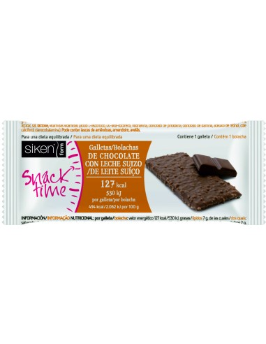 SIKENFORM GALLETA SNACK CHOCOLATE LECHE - 32x25GR.